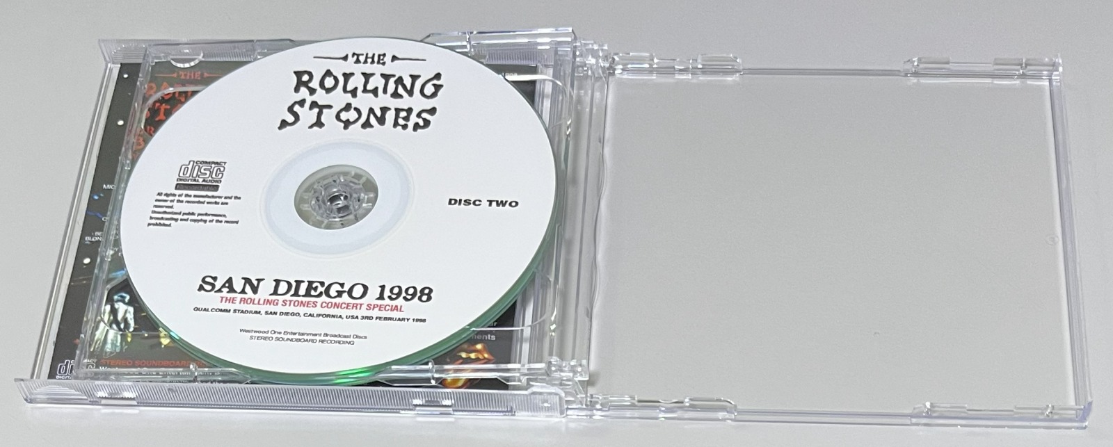 ROLLING STONES / SAN DIEGO 1998: THE ROLLING STONES CONCERT SPECIAL (2CD-R) GIFT TITTLE