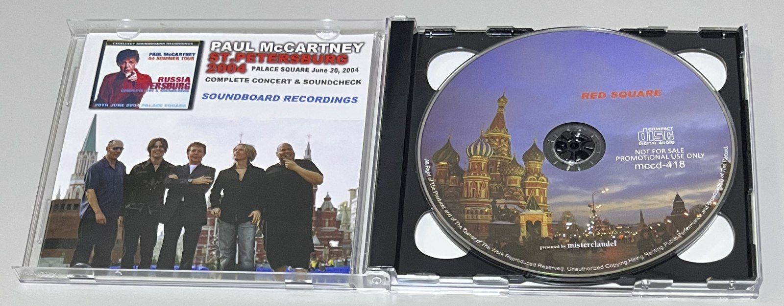 PAUL McCARTNEY / RED SQUARE MOSCOW 2003 (2CD) MISTERCLAUDEL / MCCD-418/419