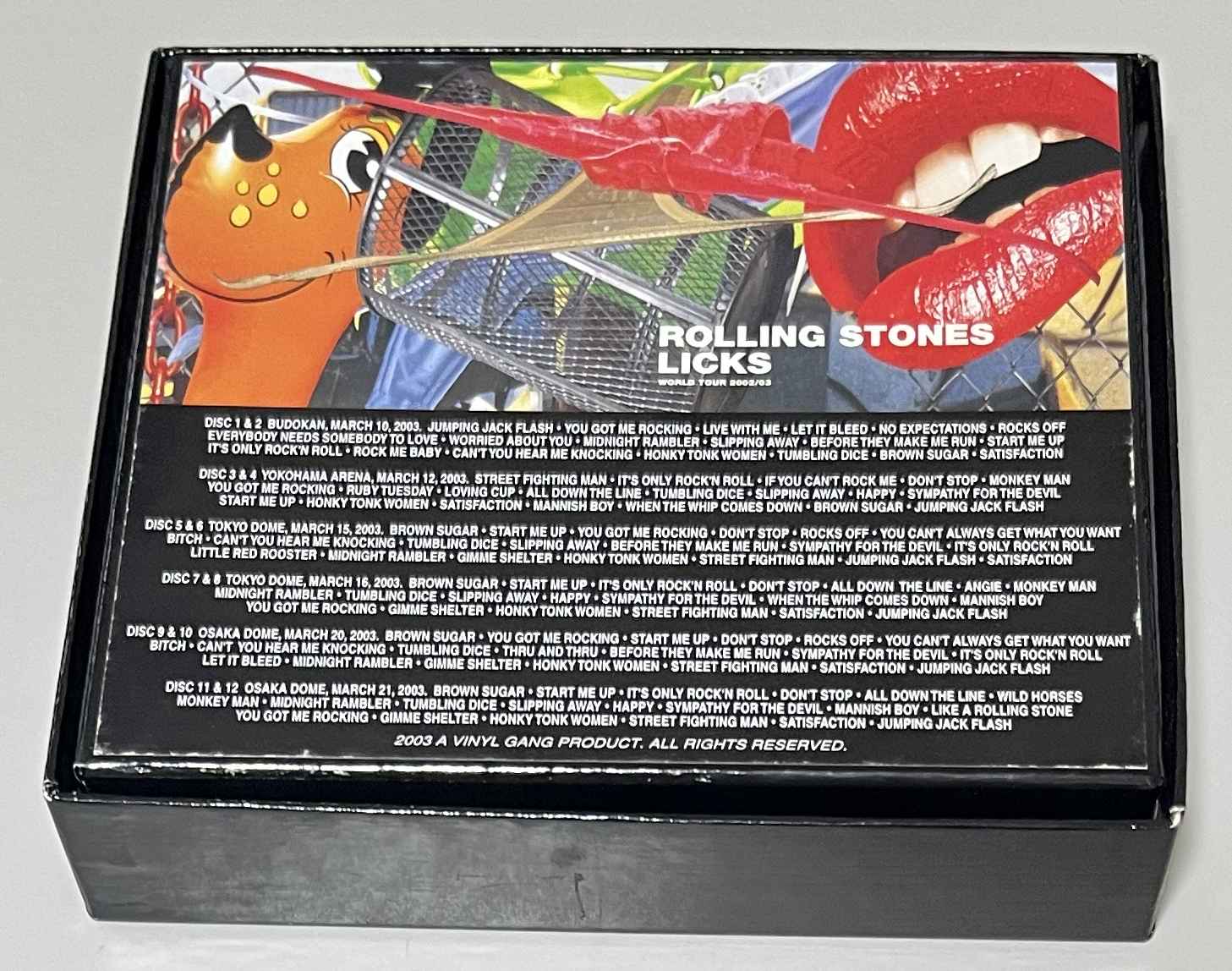 ROLLING STONES / LICKS JAPAN TOUR 2003 (12CD BOX) A VINYL GANG