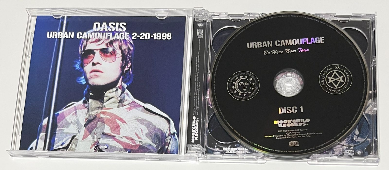 OASIS / URBAN CAMOUFLAGE: BE HERE NOW TOUR (3CD) MOONCHILD RECORDS