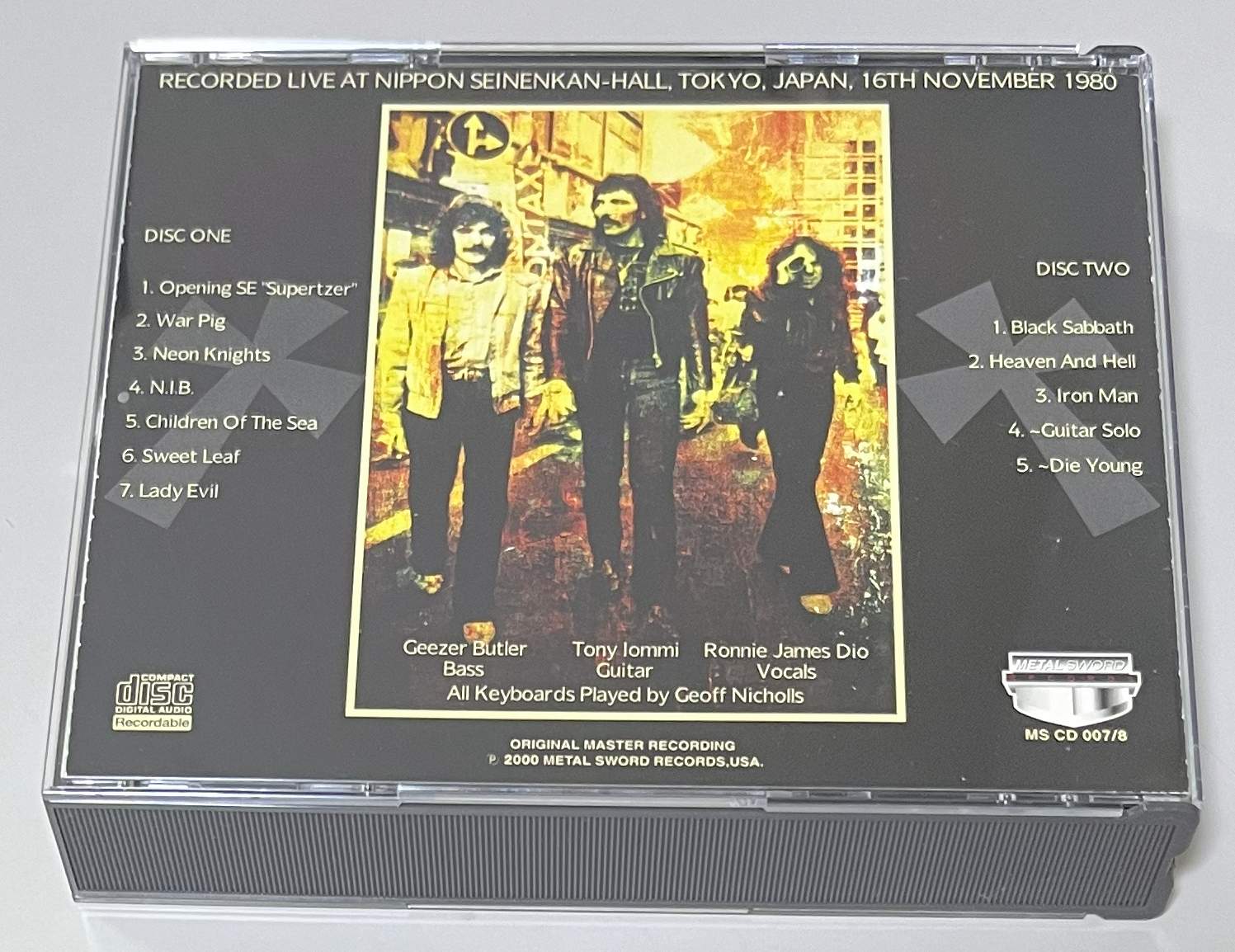 BLACK SABBATH / HEAVEN OR HELL (2CD-R) METAL SWORD RECORDS / MS CD 007/8