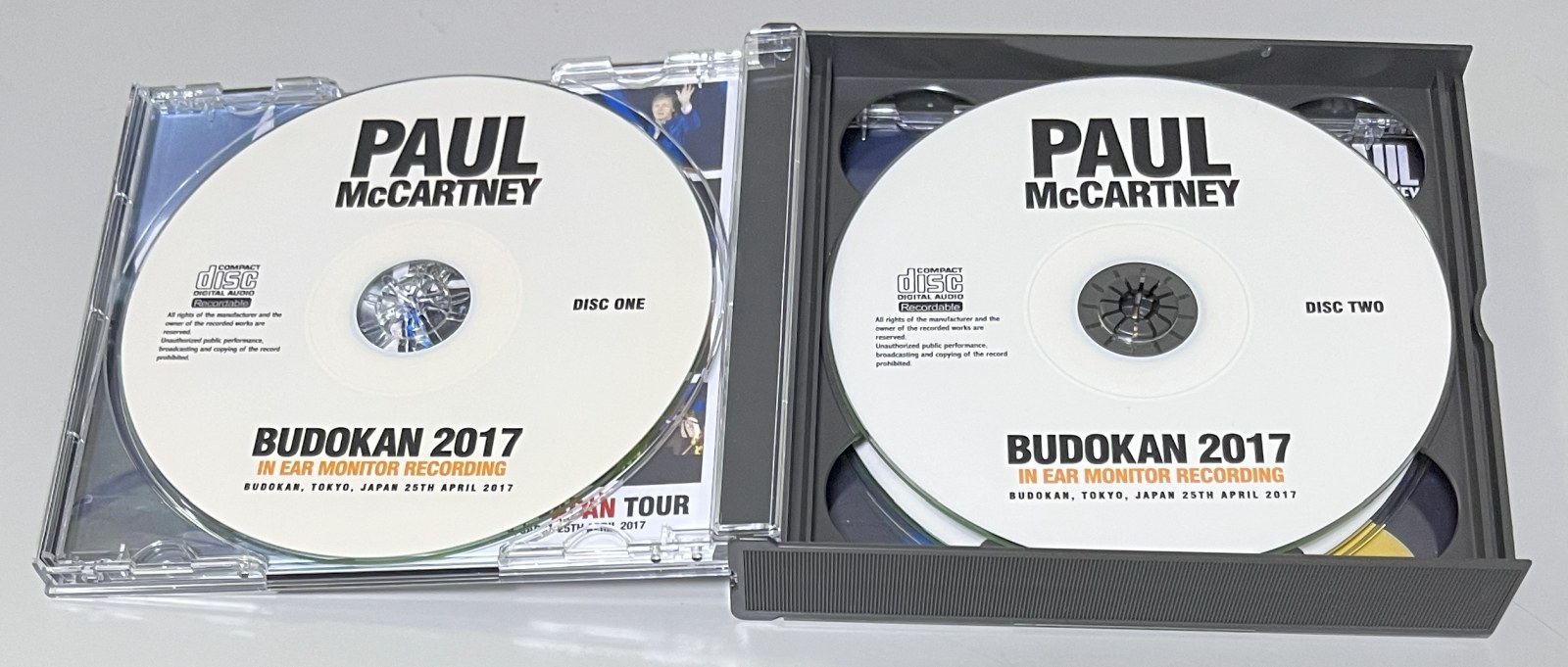 PAUL McCARTNEY / BUDOKAN 2017: IN EAR MONITOR RECORDING (3CD-R) NO LABEL