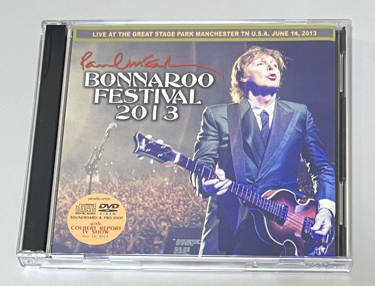 PAUL McCARTNEY / BONNAROO FESTIVAL 2013 (1CD+1DVD) PICCADILLY CIRCUS / PCCD-153/154