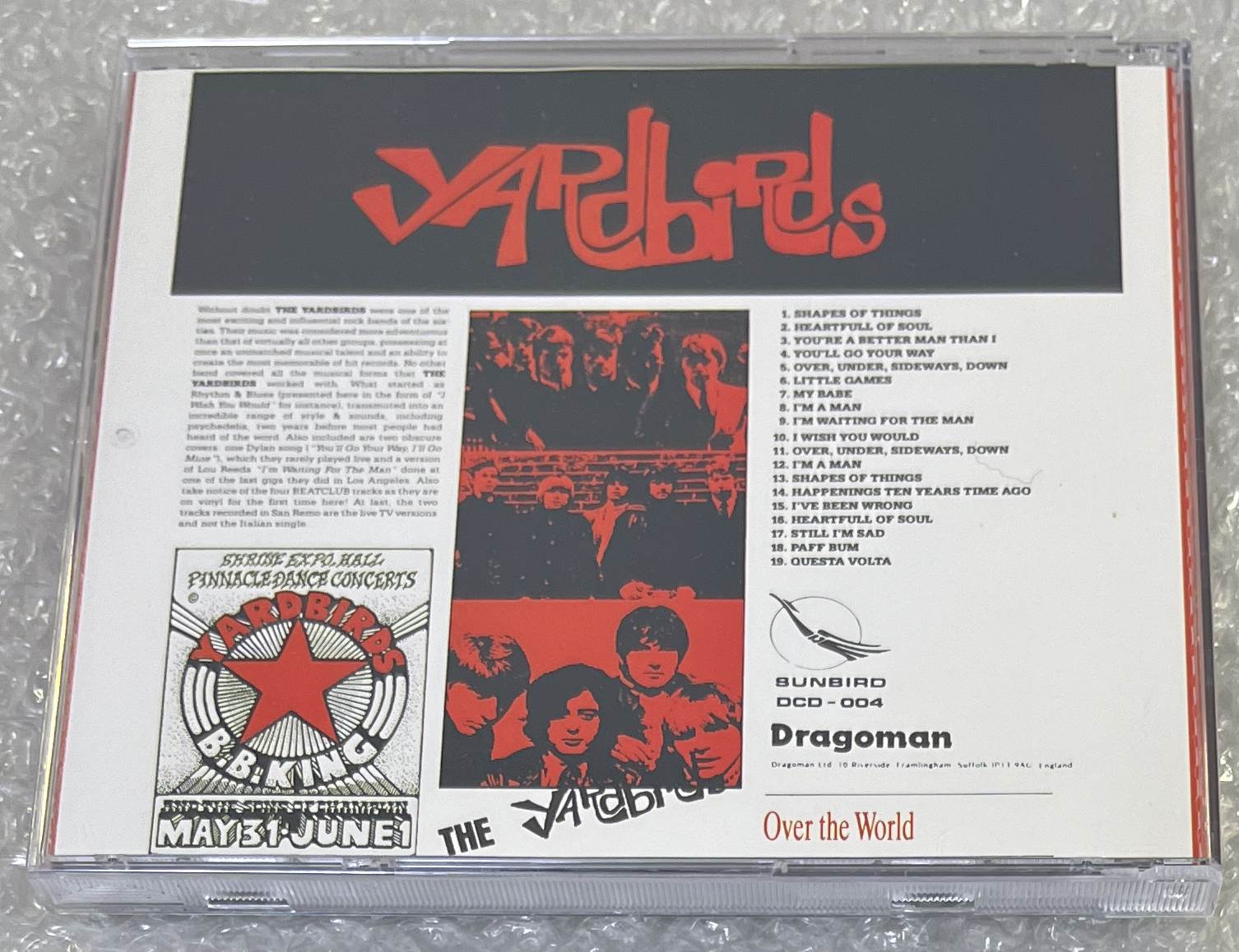 YARDBIRDS / OVER THE WORLD (1CD) DRAGOMAN / DCD-004