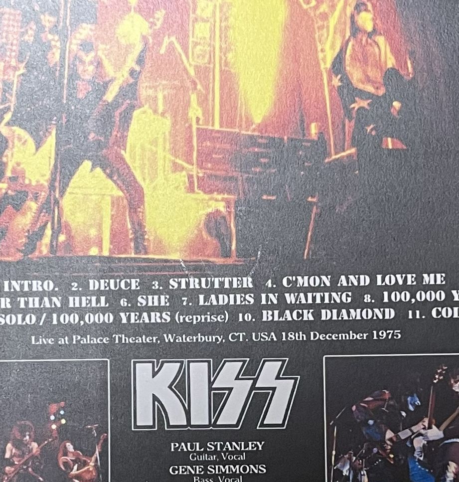 KISS / ALIVE! IN WATERBURY (1CD-R) GIFT TITTLE