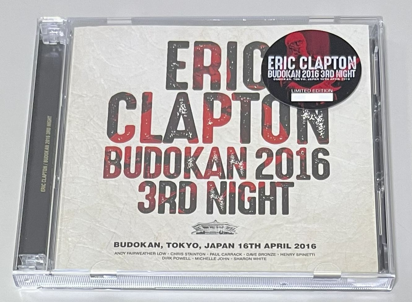 ERIC CLAPTON / BUDOKAN 2016 3RD NIGHT (2CD) TRICONE 151/152 | 中古