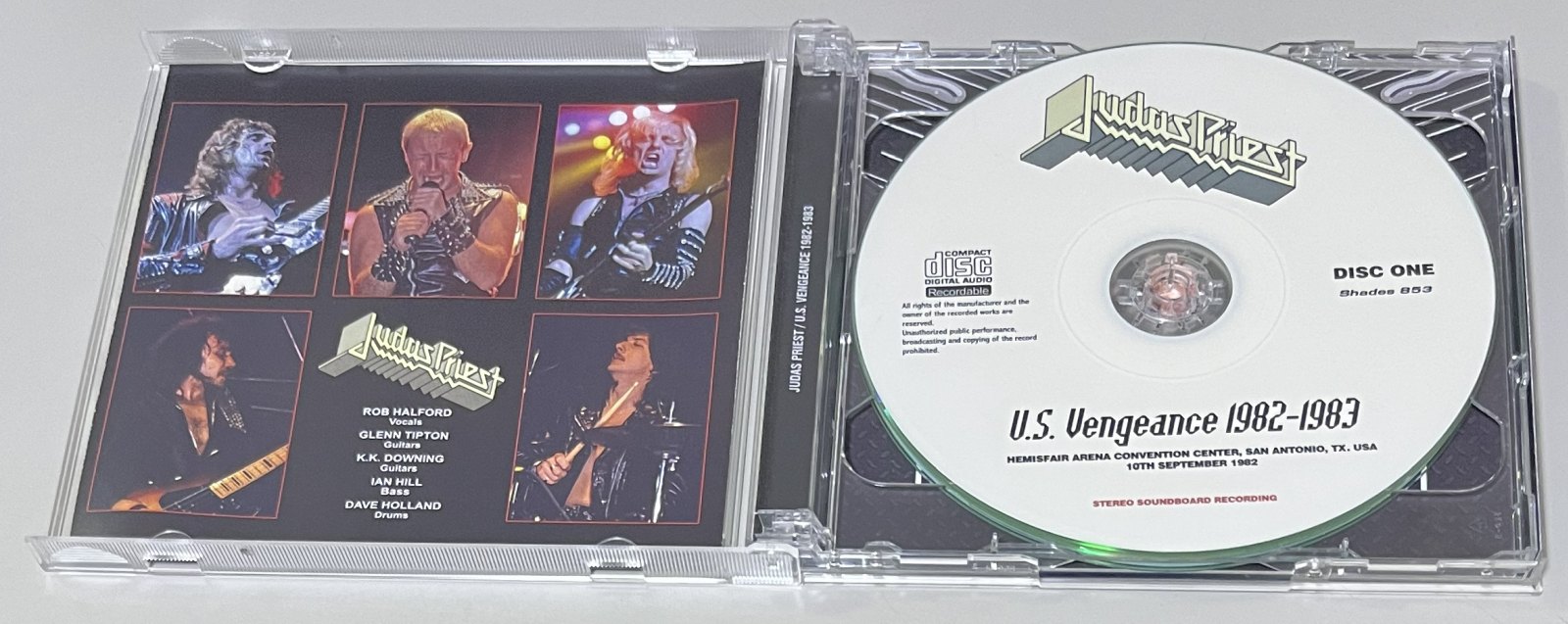 JUDAS PRIEST / U.S. VENGEANCE 1982-1983 (2CD-R) SHADES 853