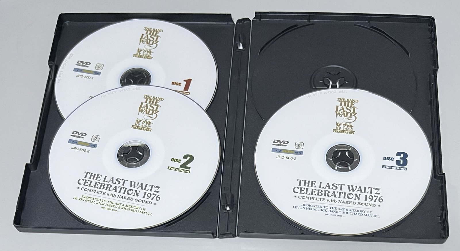 THE BAND / THE LAST WALTZ CELEBRATION 1976 - 2nd Edition (3DVD-R) JOHANNA / JPD-500
