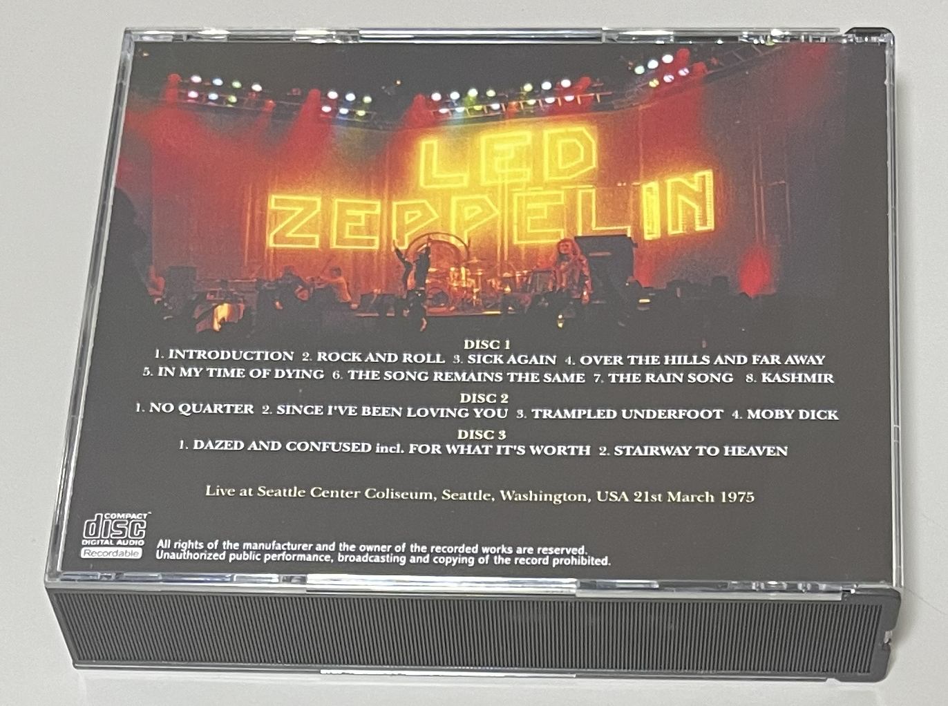LED ZEPPELIN / BLOW AWAY (3CD-R) NO LABEL