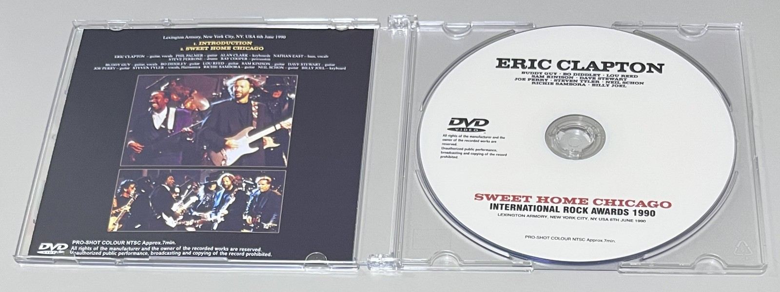 ERIC CLAPTON / SWEET HOME CHICAGO: INTERNATIONAL ROCK AWARDS 1990 (1DVD-R) GIFT TITTLE