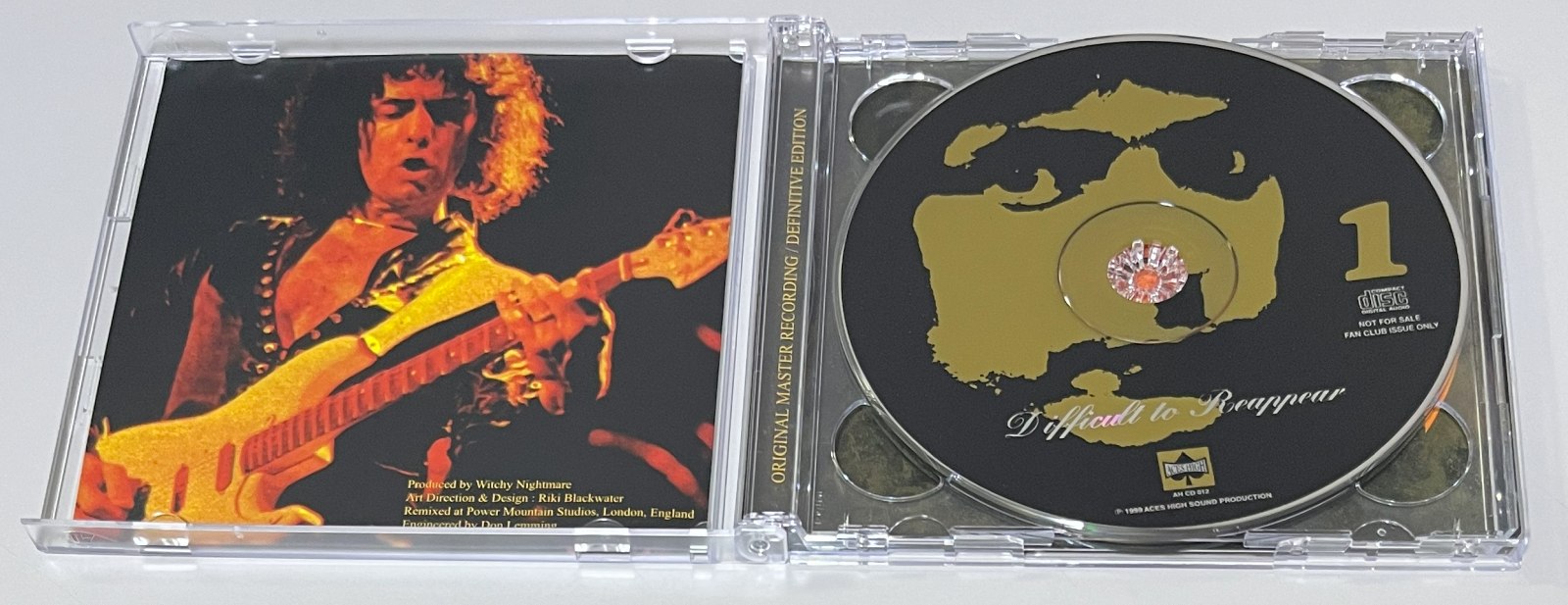 RAINBOW / DIFFICULT TO REAPPEAR (2CD) ACES HIGH / AH CD 012/13