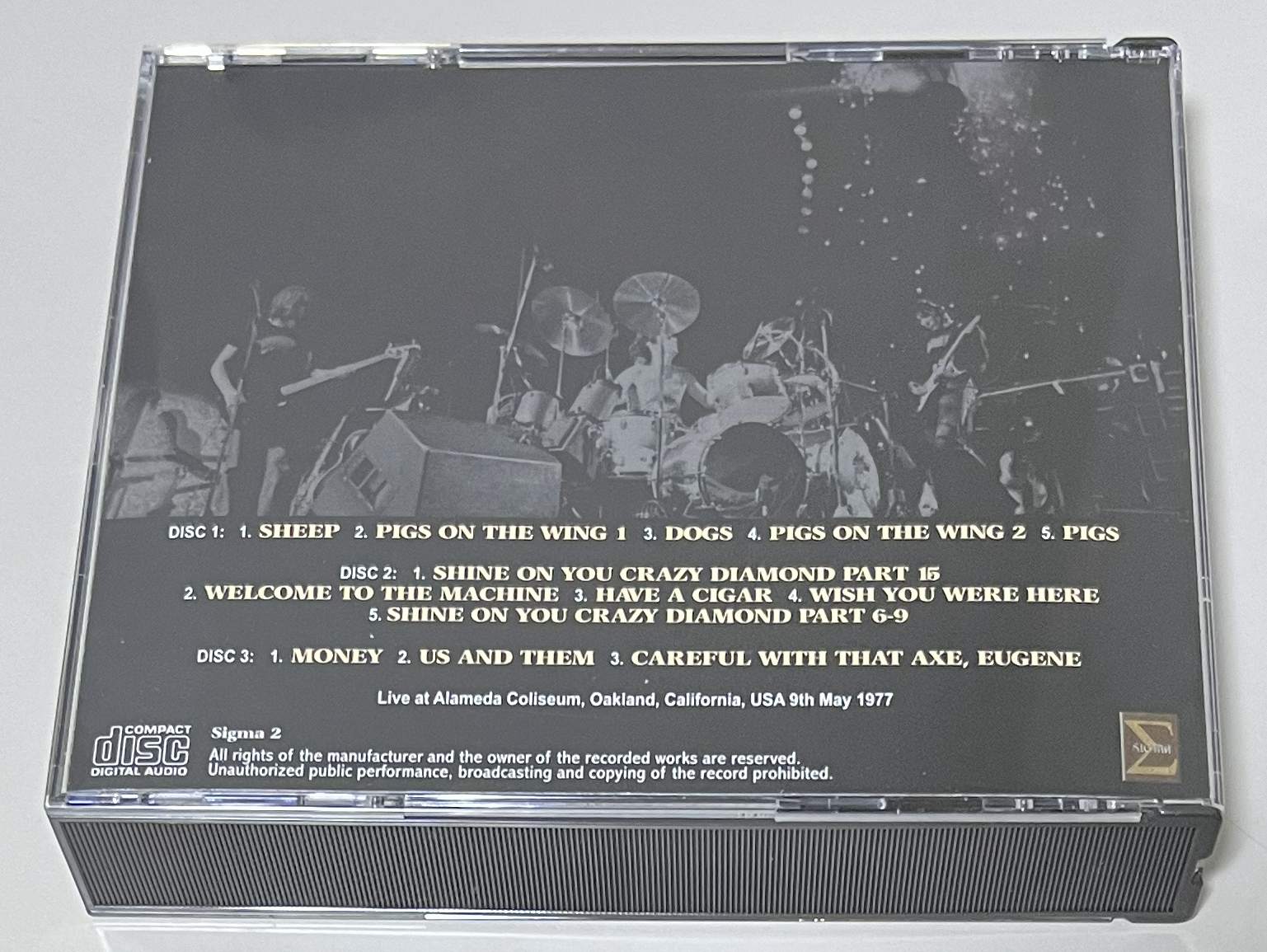 PINK FLOYD / OAKLANDS (3CD) SIGMA 2