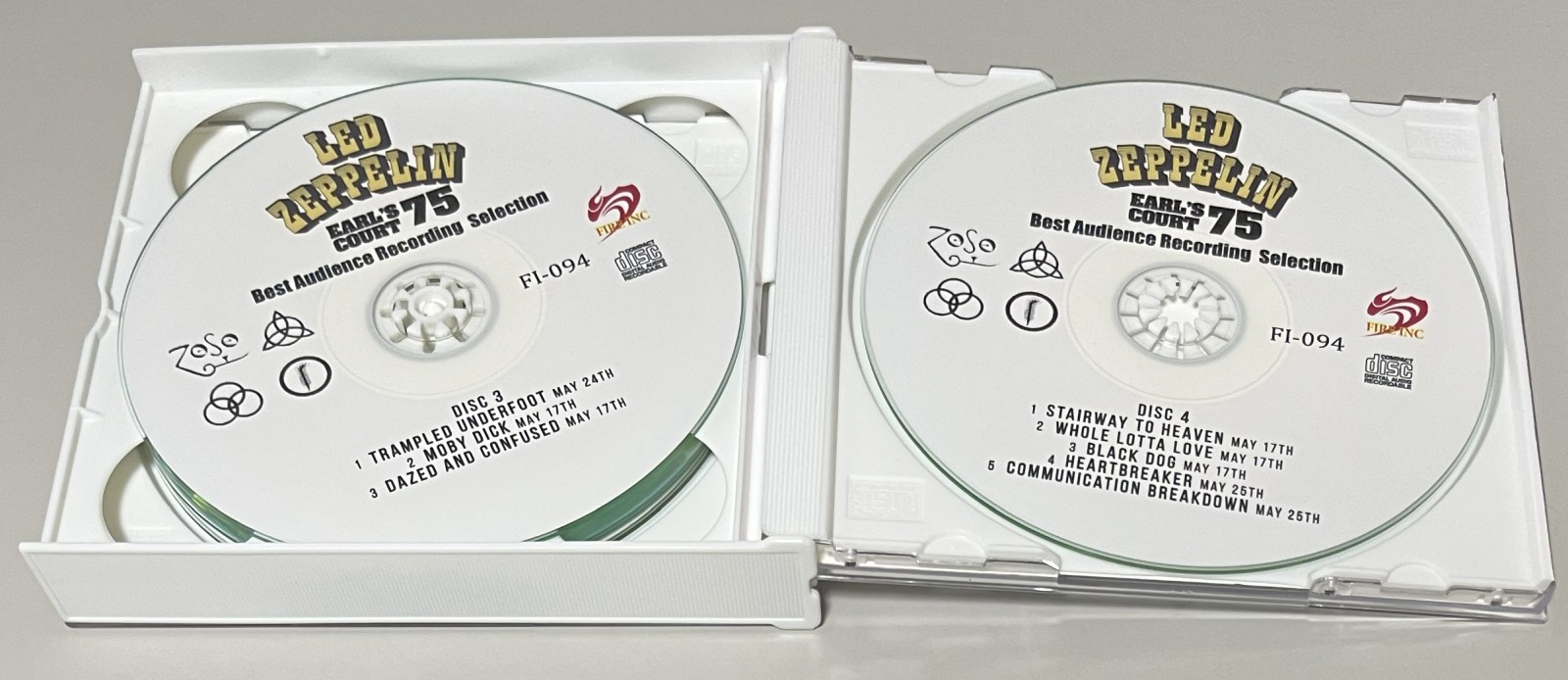 LED ZEPPELIN / EARL'S COURT 1975 (4CD-R) FIRE INC / FI-094