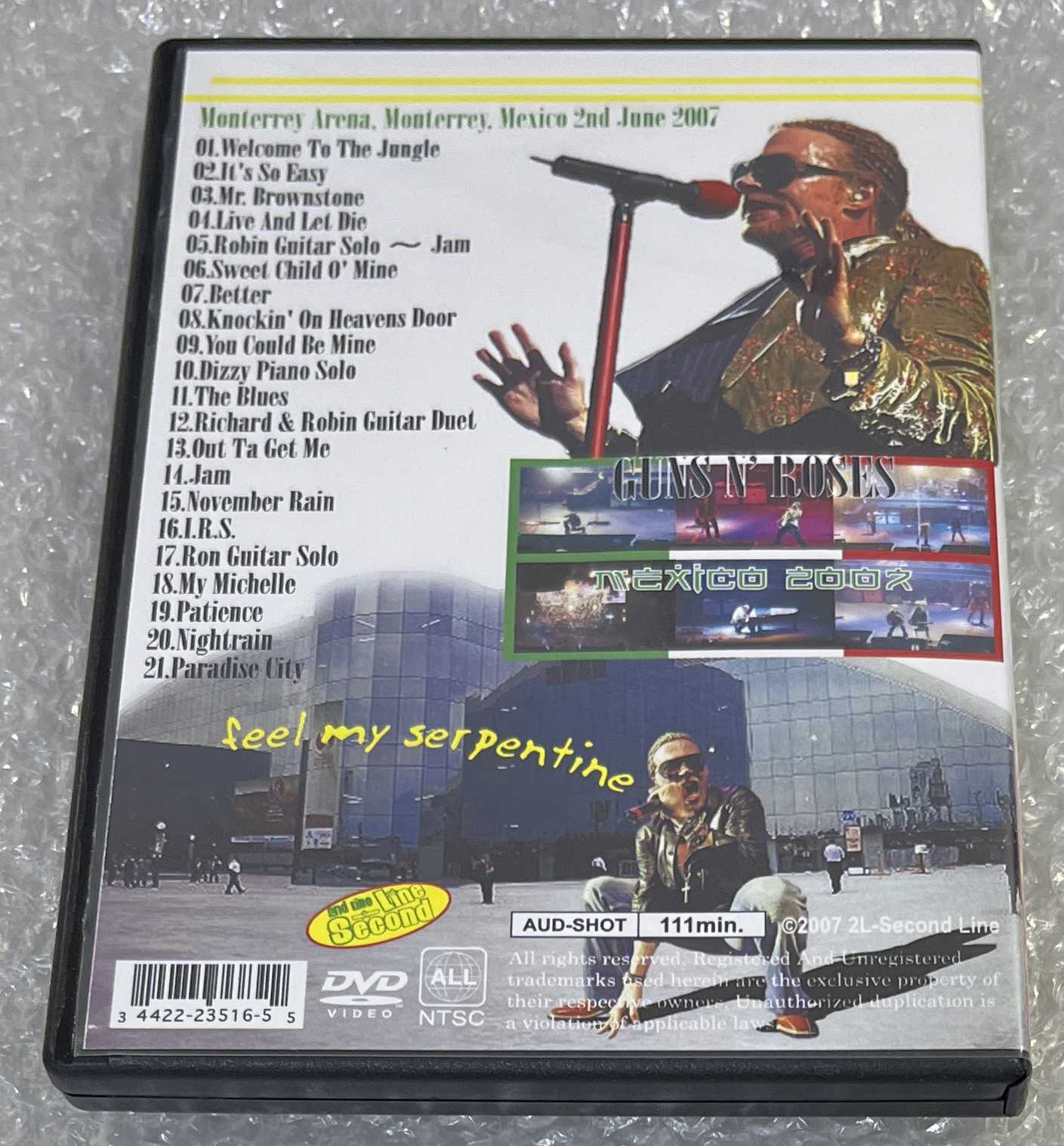 GUNS N' ROSES / MEXICO 2007 (1DVD-R) 2L-SECOND LINE / 2L-009