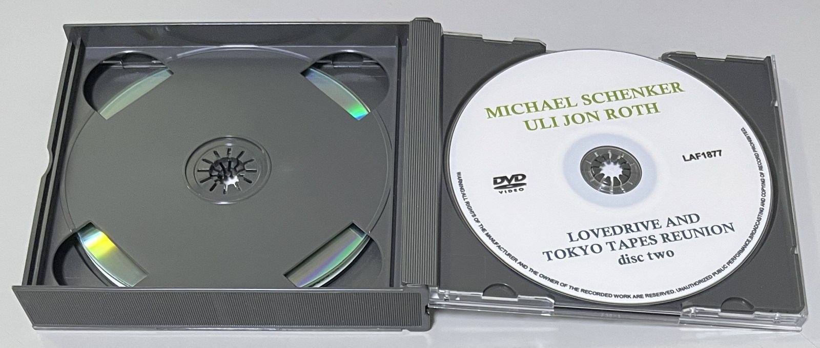MICHAEL SCHENKER + ULI JON ROTH / LOVEDRIVE AND TOKYO TAPES REUNION (2CDR+1DVDR) LOST AND FOUND / LAF1875/1876/1877
