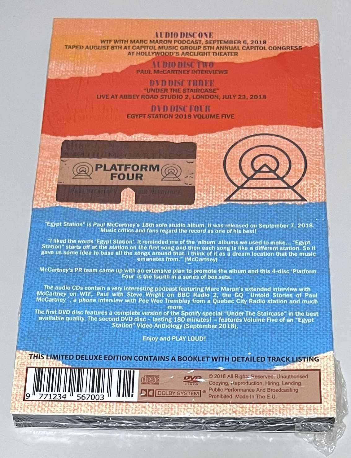 PAUL McCARTNEY / THE EGYPT STATION PROMO TOUR 4 (2CD+2DVD) LDN-184