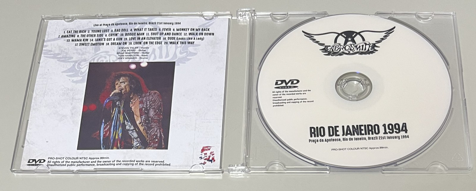 AEROSMITH / RIO DE JANEIRO 1994 (1DVD-R) GIFT TITTLE