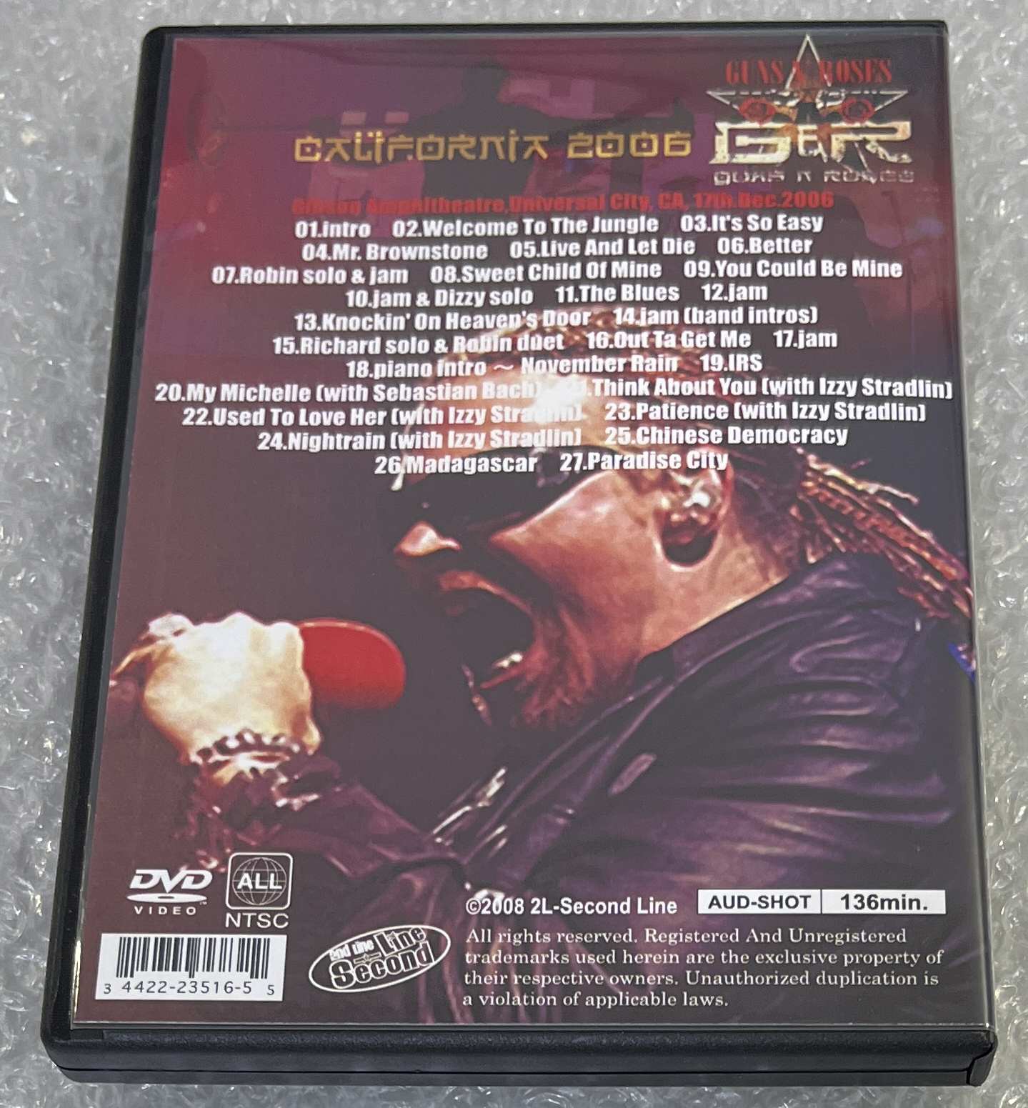 GUNS N' ROSES / CALIFORNIA 2006 (1DVD-R) 2L-SECOND LINE / 2L-041