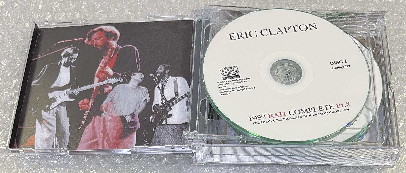 ERIC CLAPTON / 1989 RAH COMPLETE PT.2 (6CD-R) UXBRIDGE 272
