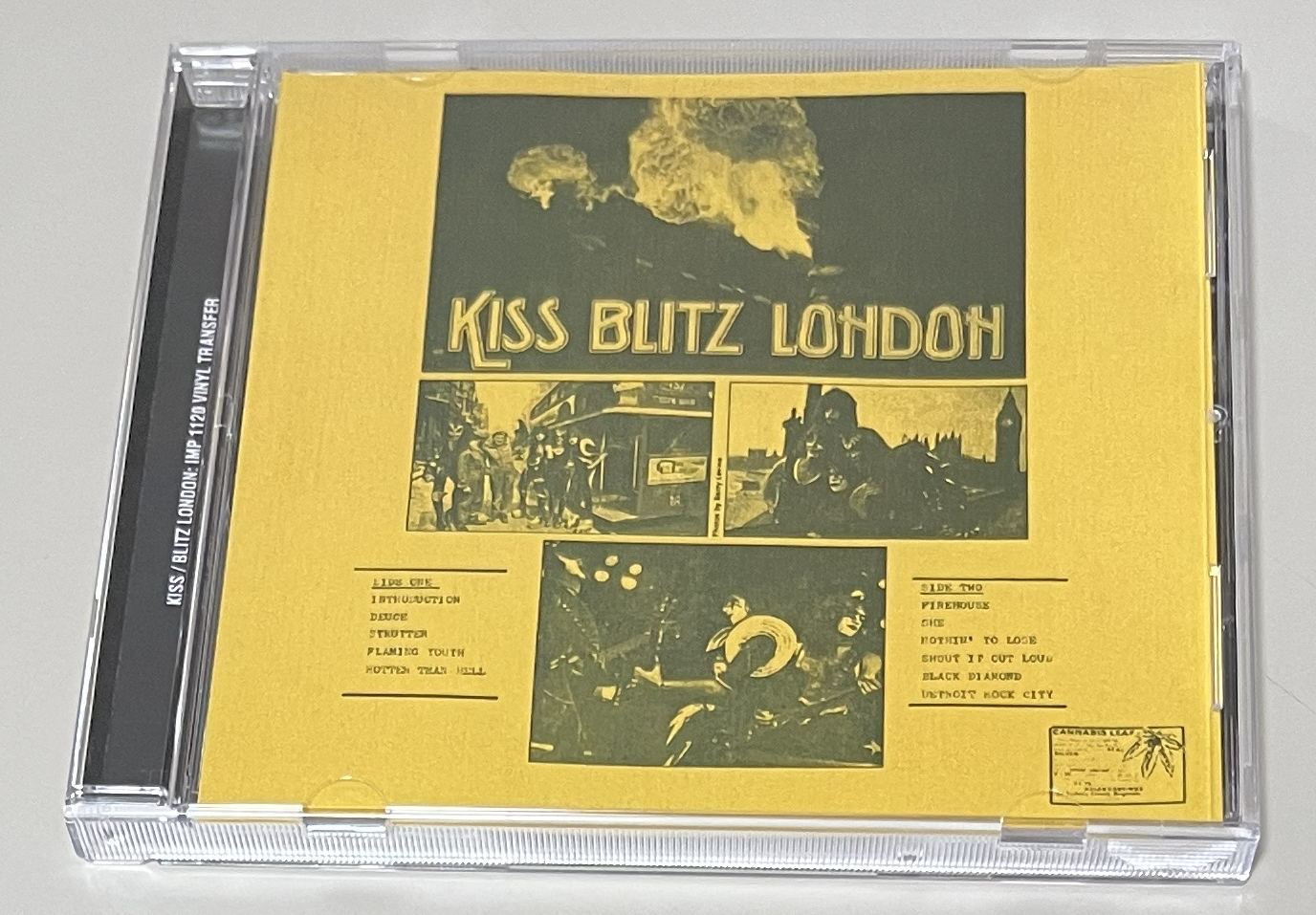 KISS / BLITZ LONDON: IMP 1120 VINYL TRANSFER (1CD-R) SHADES 2131