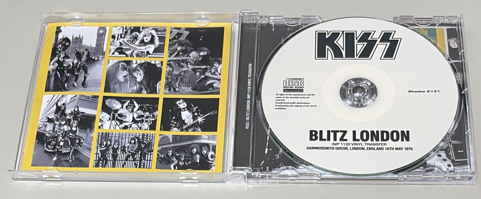 KISS / BLITZ LONDON: IMP 1120 VINYL TRANSFER (1CD-R) SHADES 2131