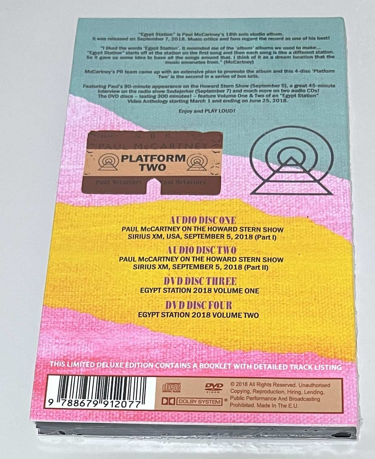 PAUL McCARTNEY / THE EGYPT STATION PROMO TOUR 2 (2CD+2DVD) LDN-182