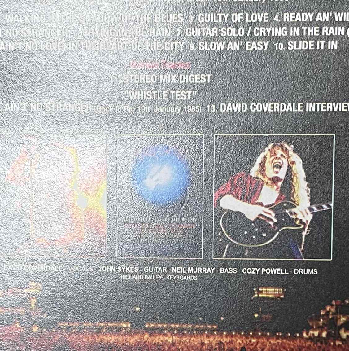 WHITESNAKE / ROCK IN RIO '85 2ND NIGT: THE VIDEO (1DVD-R) GIFT TITTLE