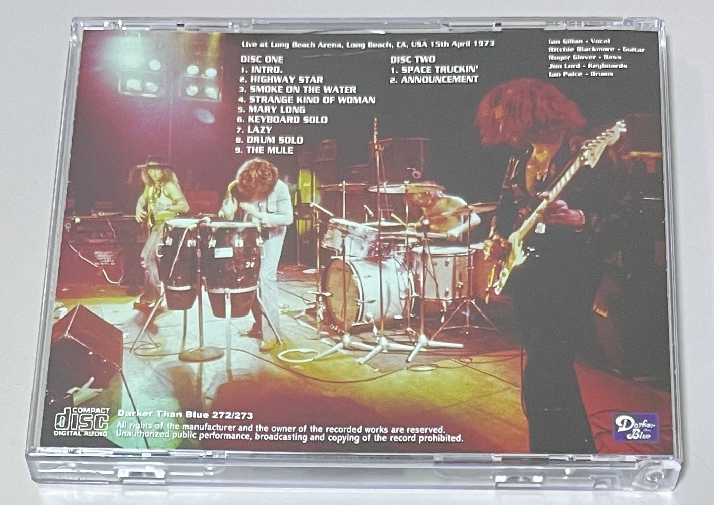 DEEP PURPLE / LONG BEACH ARENA 1973 (2CD) DARKER THAN BLUE 272/273