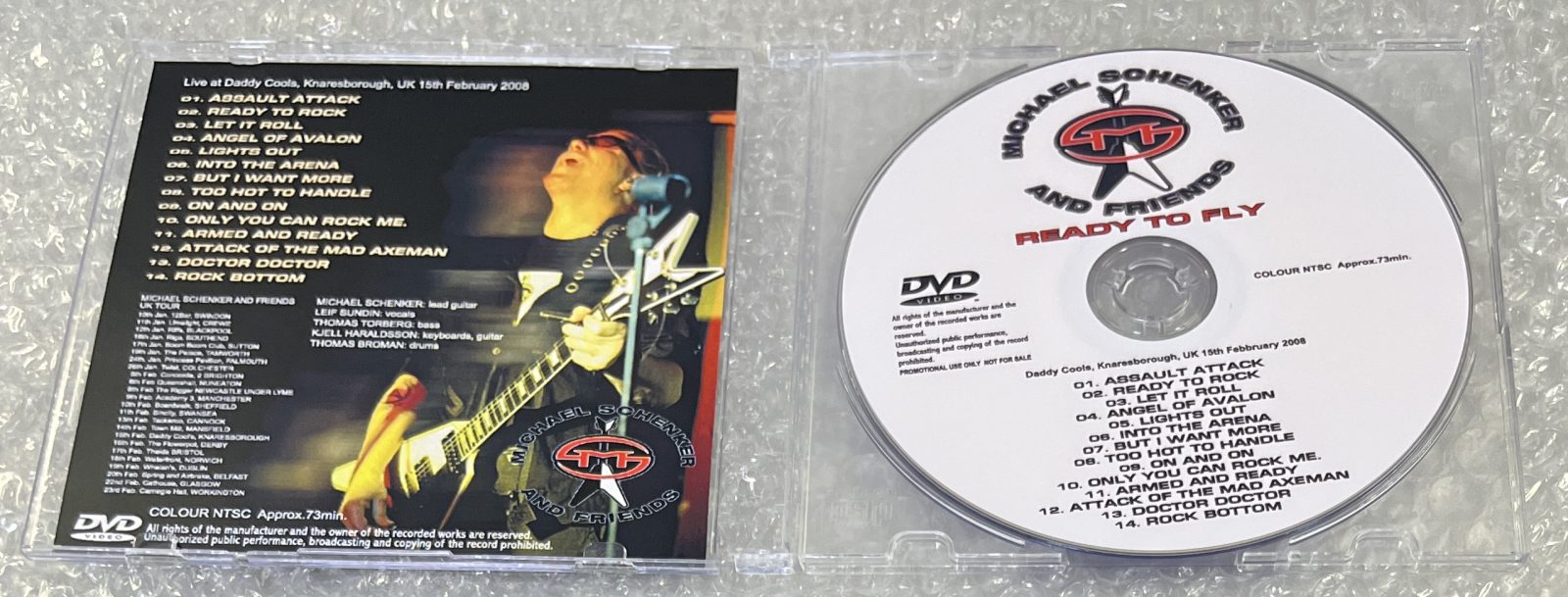 MICHAEL SCHENKER AND FRIENDS / READY TO FLY (1DVD-R) GIFT TITTLE
