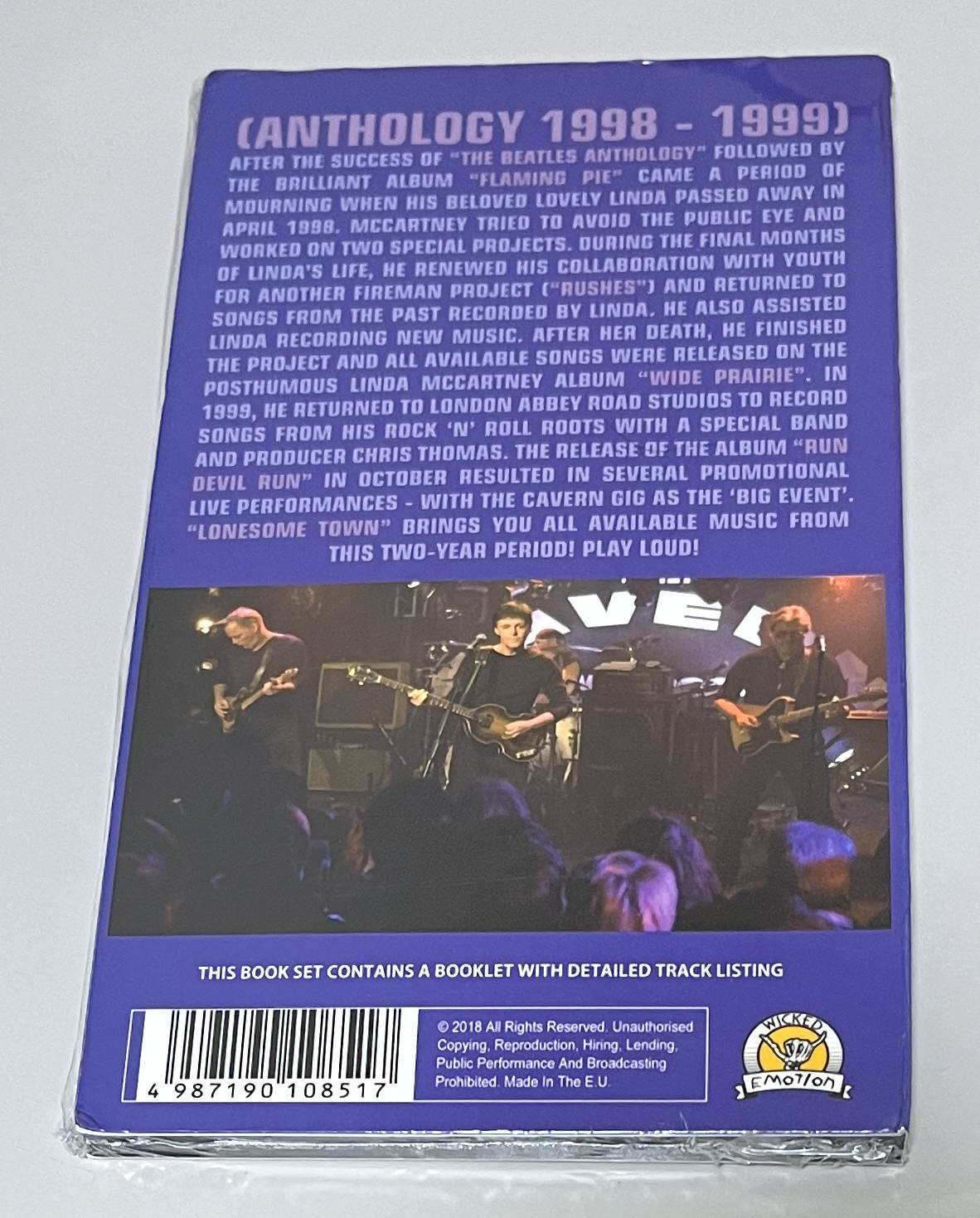 PAUL McCARTNEY / LONESOME TOWN (ANTHOLOGY 1998-1999) (4CD) WICKED EMOTION / WE-989