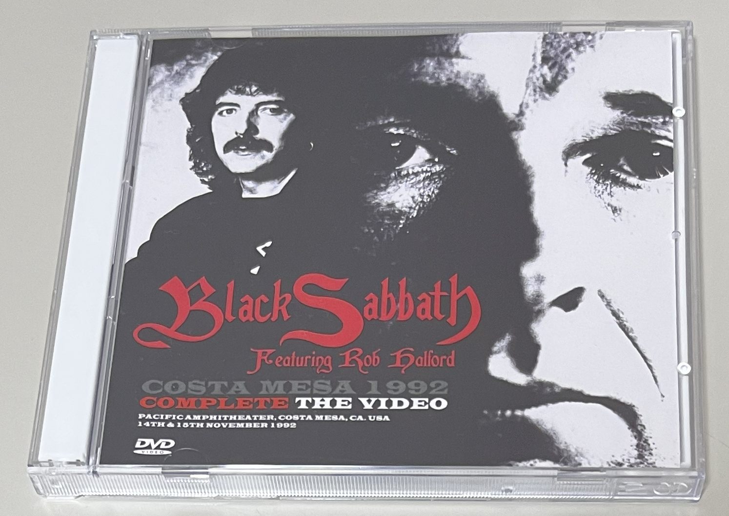BLACK SABBATH featuring ROB HALFORD / COSTA MESA 1992: COMPLETE THE VIDEO (2DVD-R) GIFT TITTLE