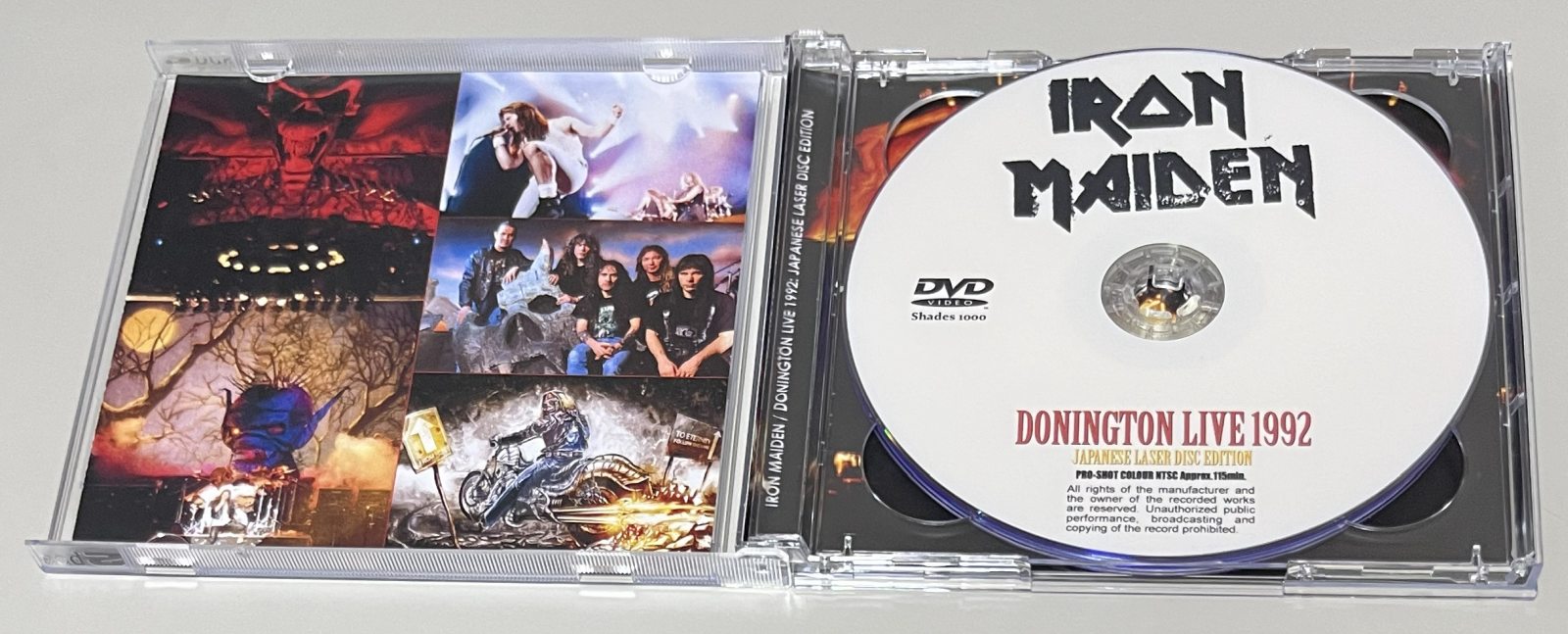 IRON MAIDEN / DONINGTON LIVE 1992: JAPANESE LASER DISC EDITION (2DVD-R) SHADES 1000