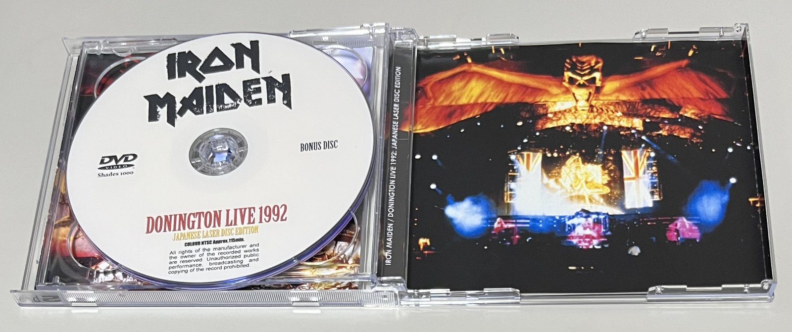 IRON MAIDEN / DONINGTON LIVE 1992: JAPANESE LASER DISC EDITION (2DVD-R) SHADES 1000