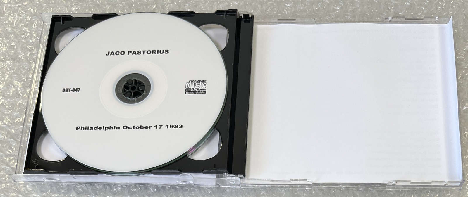 JACO PASTORIUS / PHILADELPHIA OCTOBER 17 1983 (2CD-R) OGY-046/047