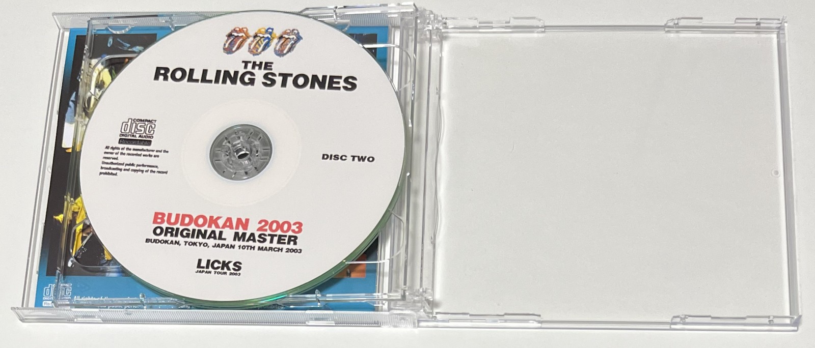 ROLLING STONES / BUDOKAN 2003: ORIGINAL MASTER (2CD-R) GIFT TITTLE