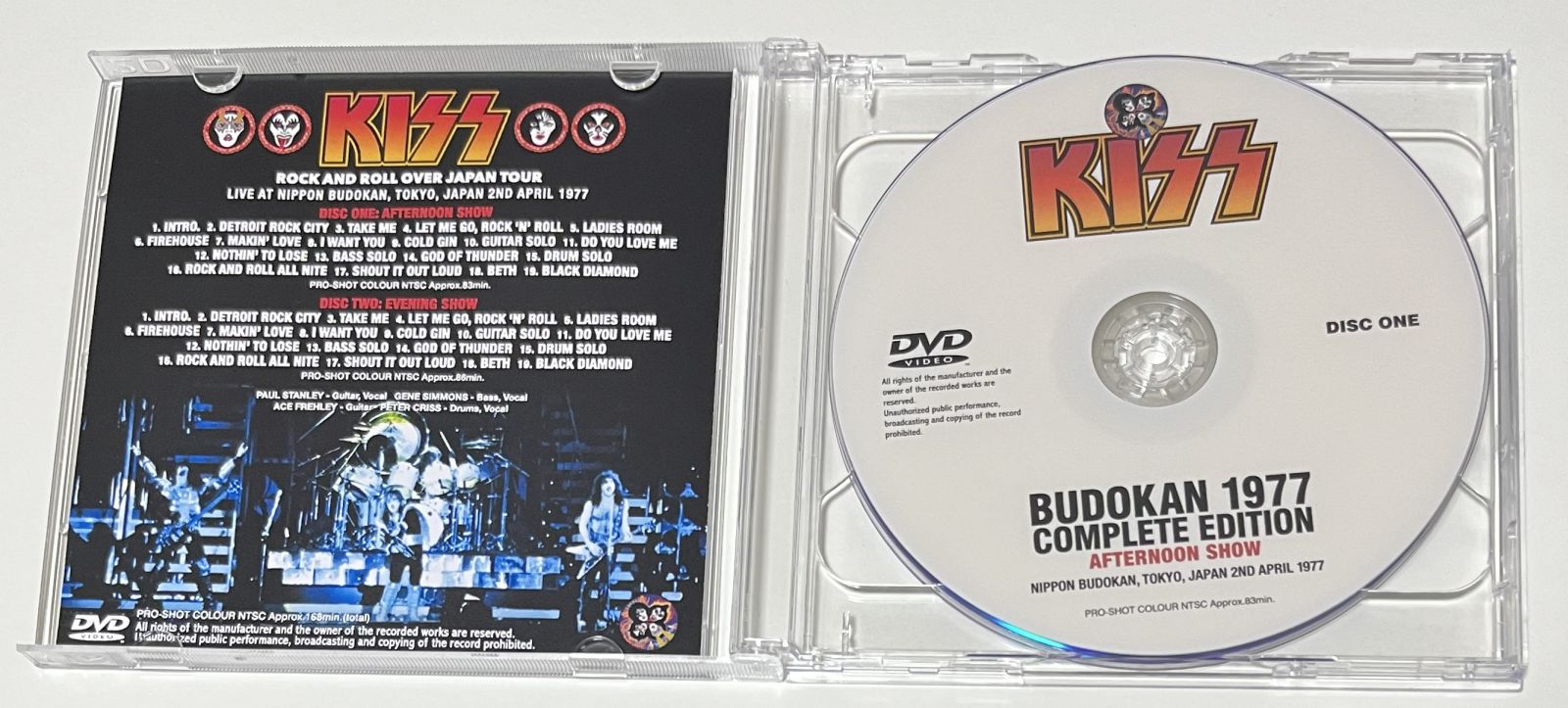 KISS / BUDOKAN 1977 COMPLETE EDITION: AFTERNOON & EVENING SHOW