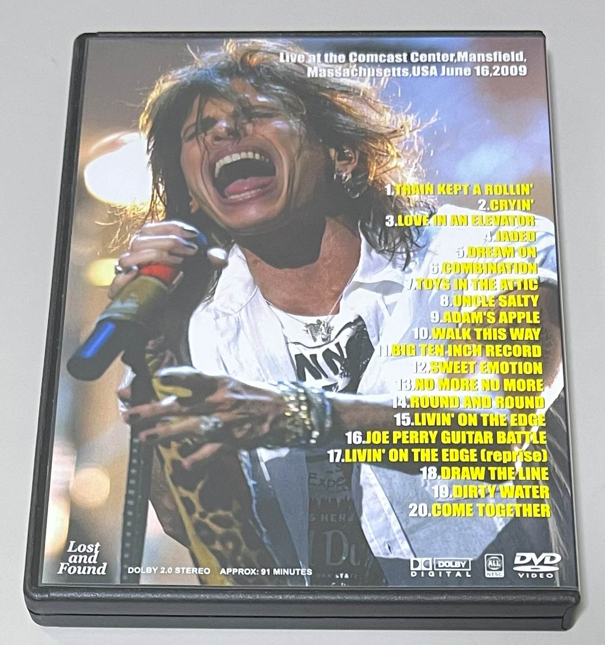 AEROSMITH / BACK ON THE ROAD (1DVD-R) LOST AND FOUND / LAF755