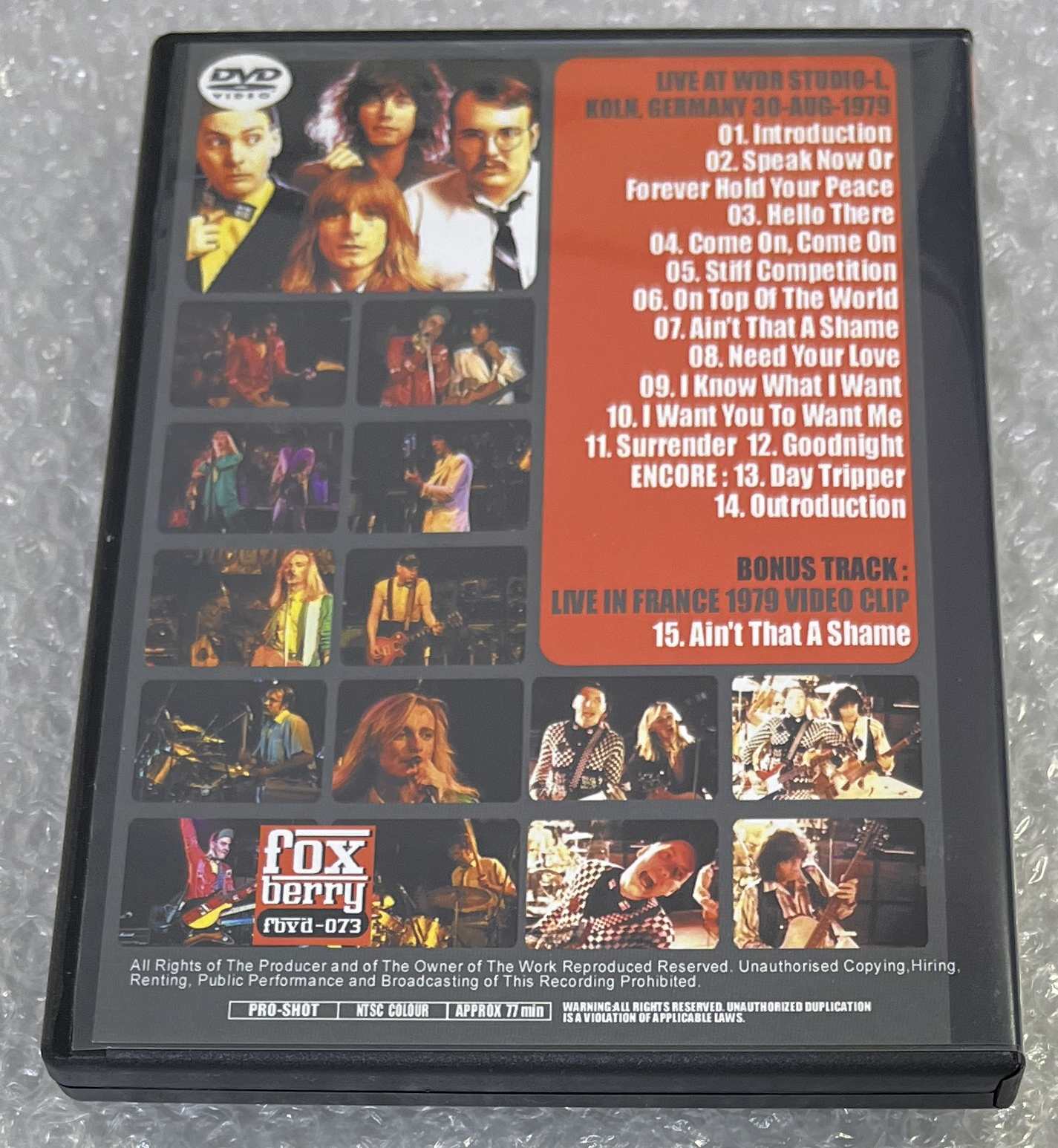 CHEAP TRICK / LIVE IN GERMANY 1979 (1DVD-R) FOXBERRY / FBVD-073