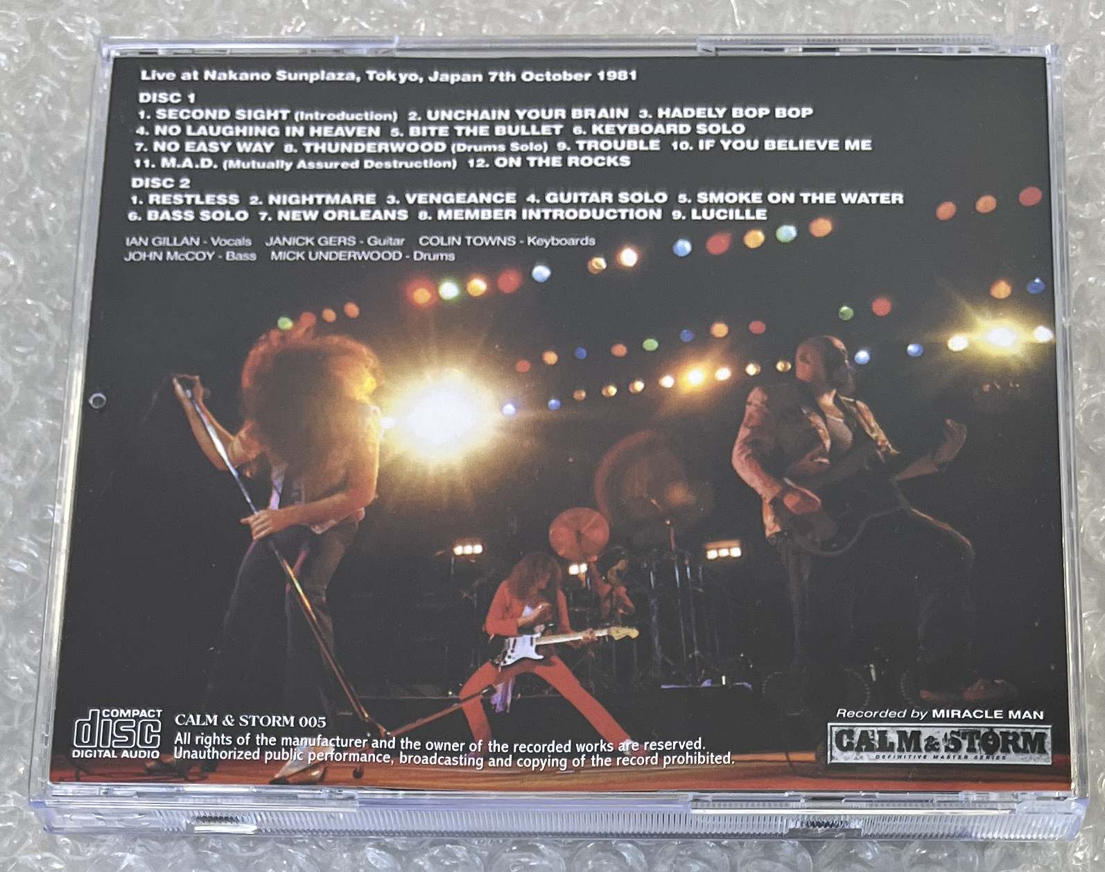 GILLAN / BITE THE BULLET (2CD) CALM & STORM 005