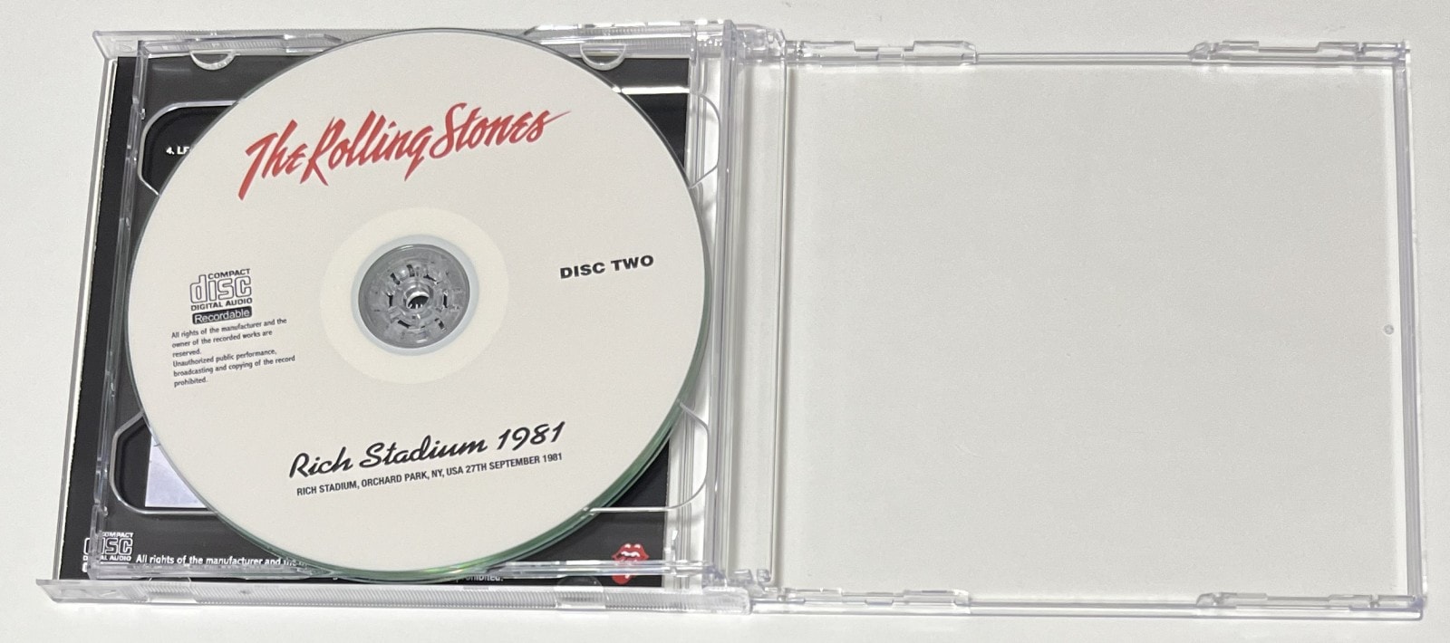 ROLLING STONES / RICH STADIUM 1981 (2CD-R) GIFT TITTLE | すべての