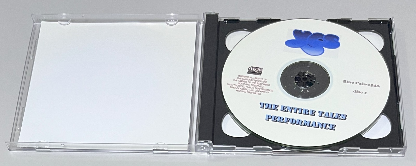 YES / THE ENTIRE TALES PERFORMANCE (2CD-R) BLUE CAFE-154A/B