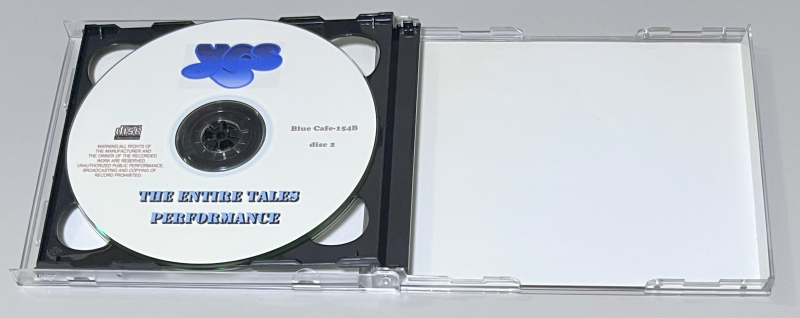 YES / THE ENTIRE TALES PERFORMANCE (2CD-R) BLUE CAFE-154A/B