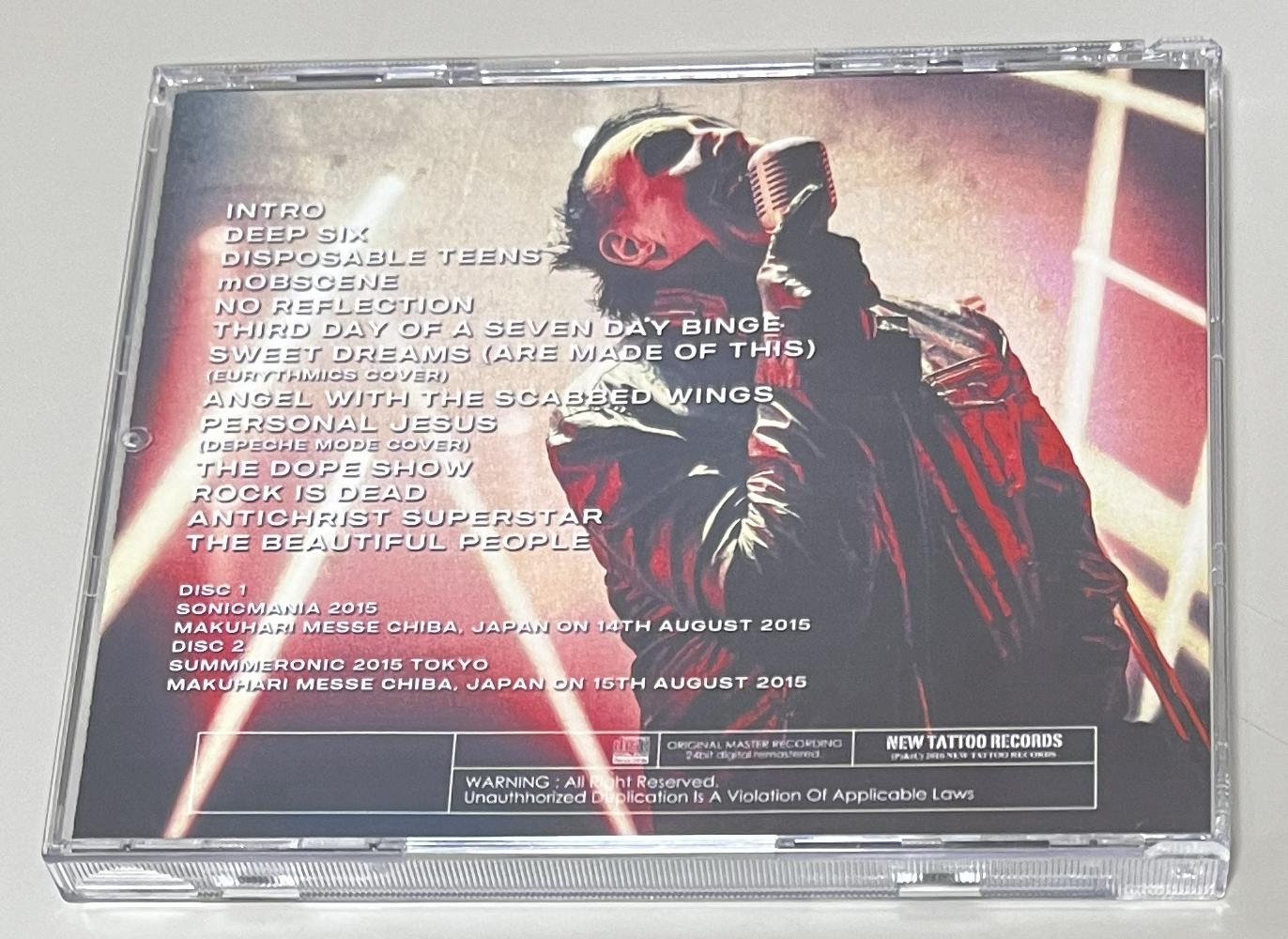 MARILYN MANSON / DEEP SUMMER NIGHT (2CD-R) NEW TATTOO RECORDS