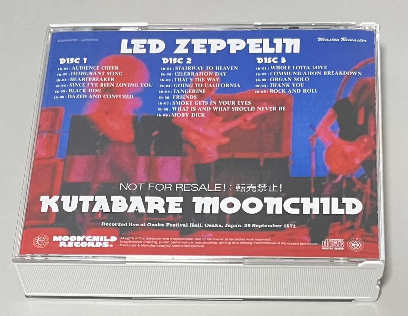 LED ZEPPELIN / KUTABARE MOONCHILD: :WINSTON REMASTER - ステージ