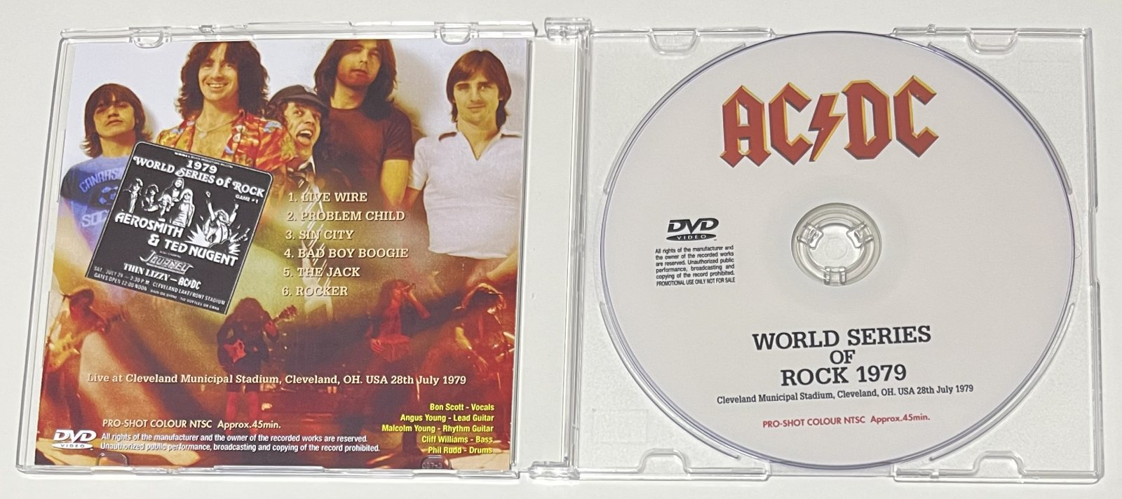 AC/DC / WORLD SERIES OF ROCK 1979 (1DVD-R) GIFT TITTLE | すべての