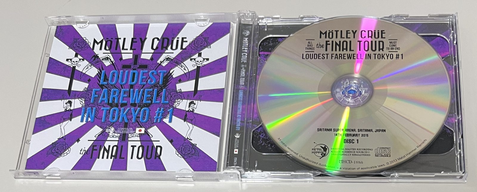 MOTLEY CRUE / LOUDEST FAREWELL IN TOKYO #1 (2CD-R) METAL HAMMER / MHCD-188