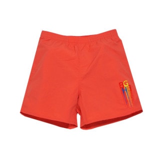 COLORFUL DRIP SHORTS ��CORAL��