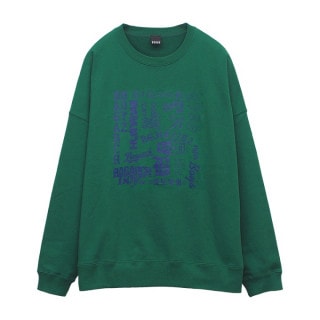 ASSORT LOGO WIDE SWEAT GREEN