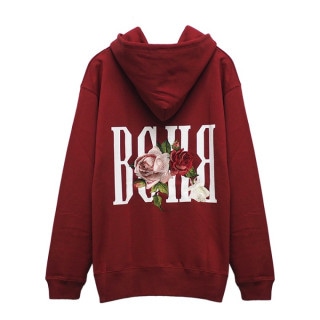 ROSE ZIP HOODIE BURGUNDY