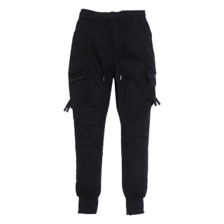 CARGO ZIP JOGGER PANTS ��BLK��